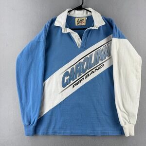 Vintage Dehen Rugby Shirt Mens XL Blue Heavy Cotton North Carolina Tar Heels USA